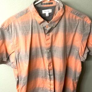 Calvin Klein - short sleeve mens casual button down